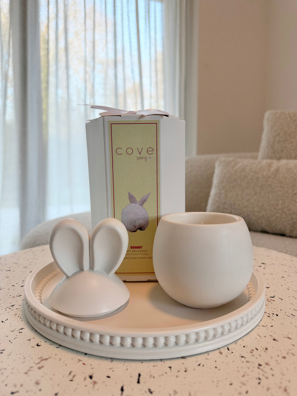 bunny candle