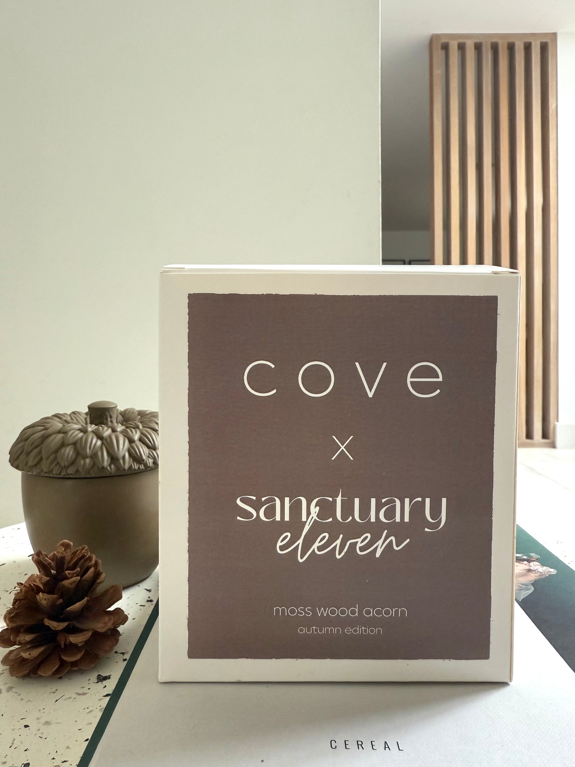 Cove x Sanctuary 11 Moss Wood Acorn Candle (LIMITED EDITION)