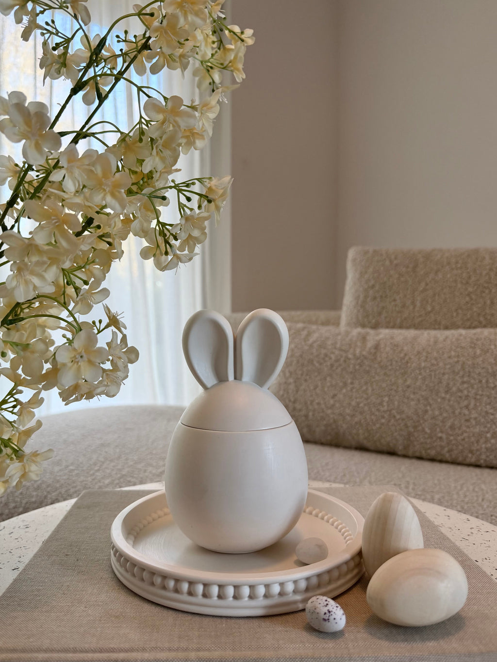 bunny candle