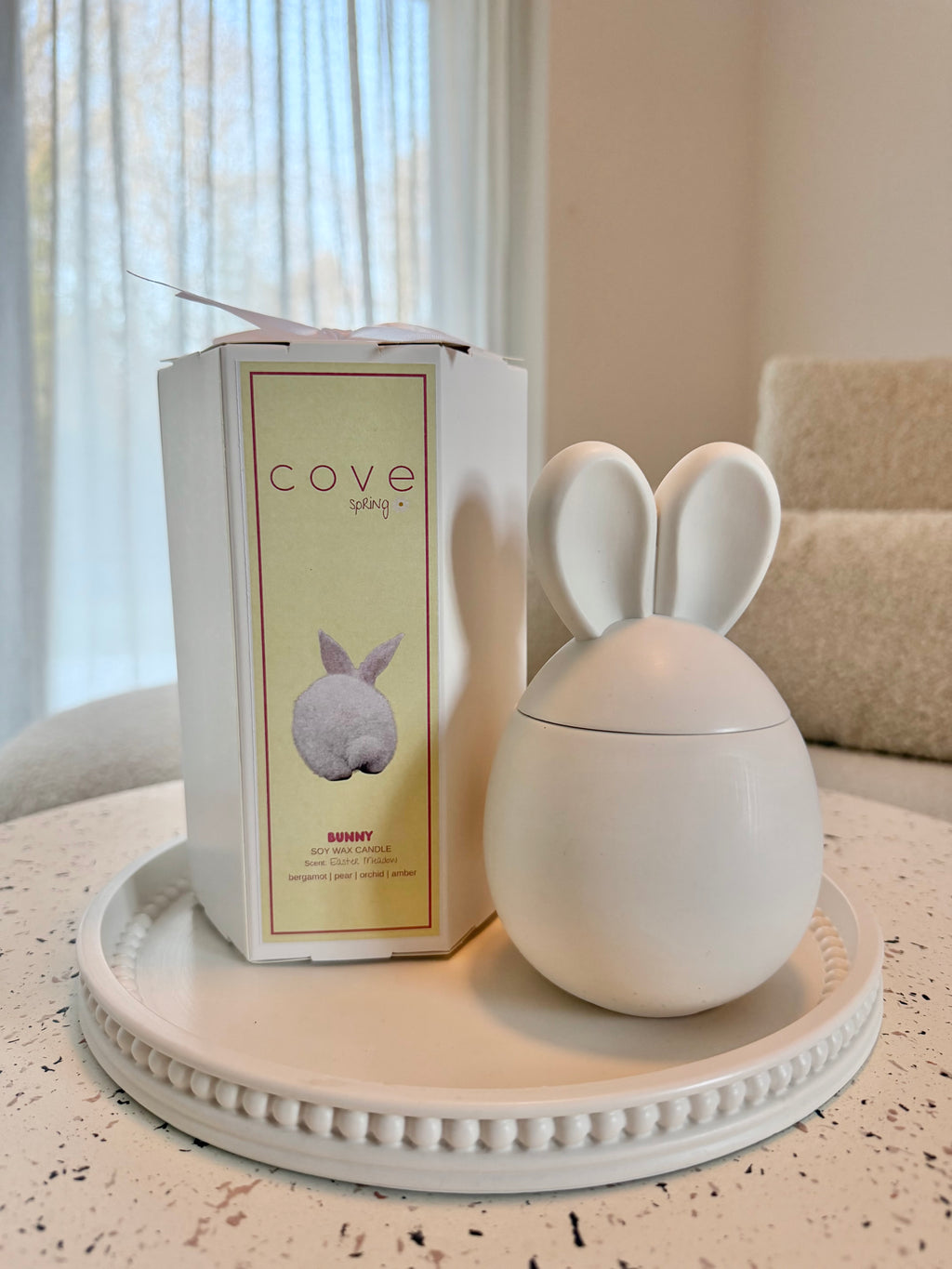 bunny candle
