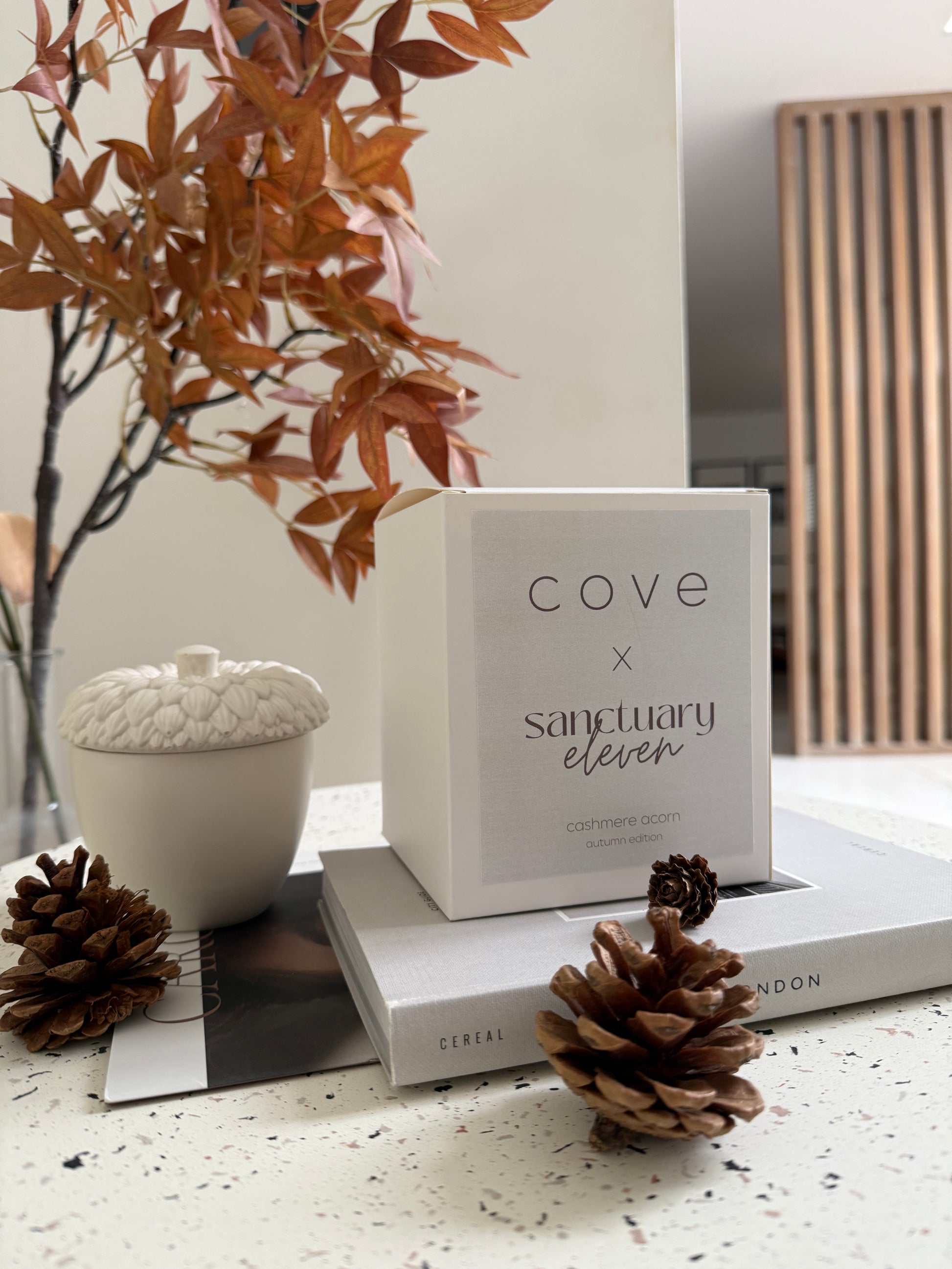 Cove x Sanctuary 11 Cosy Cashmere Acorn Candle (LIMITED EDITION)