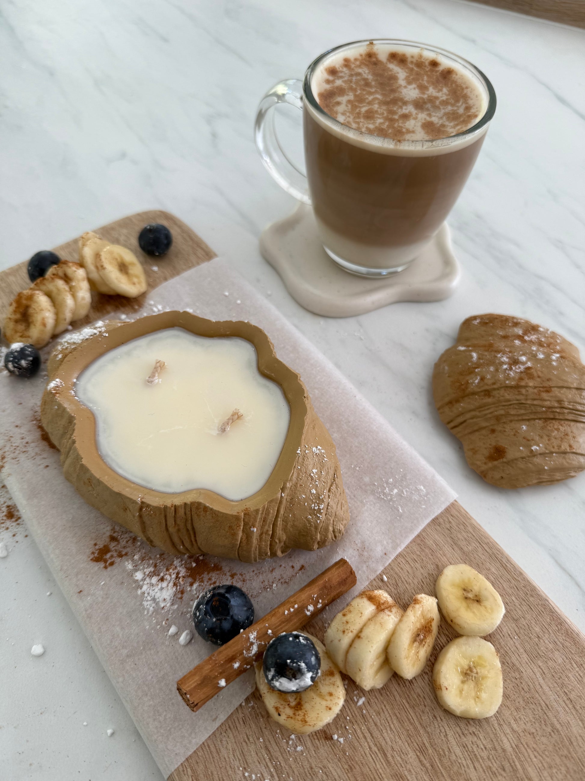 croissant candle