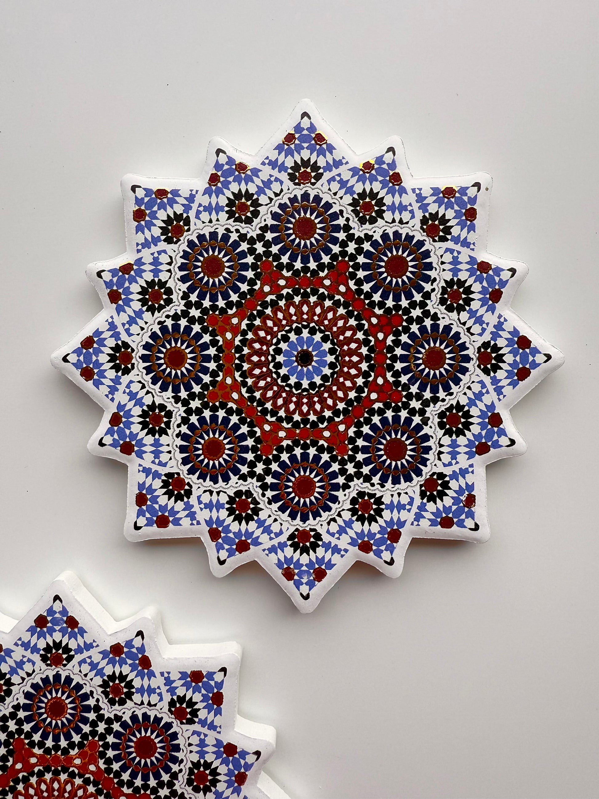 nomad coasters - pair (blue)