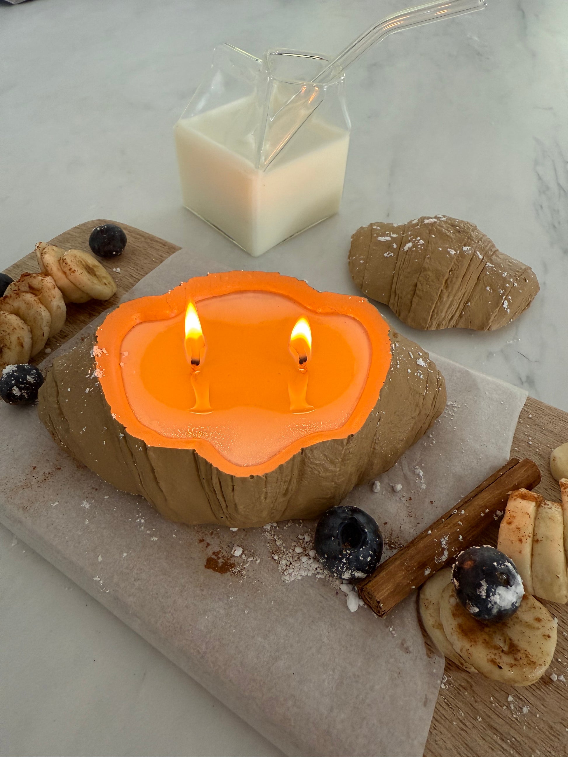 croissant candle
