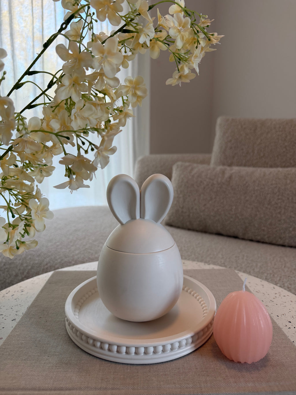 bunny candle