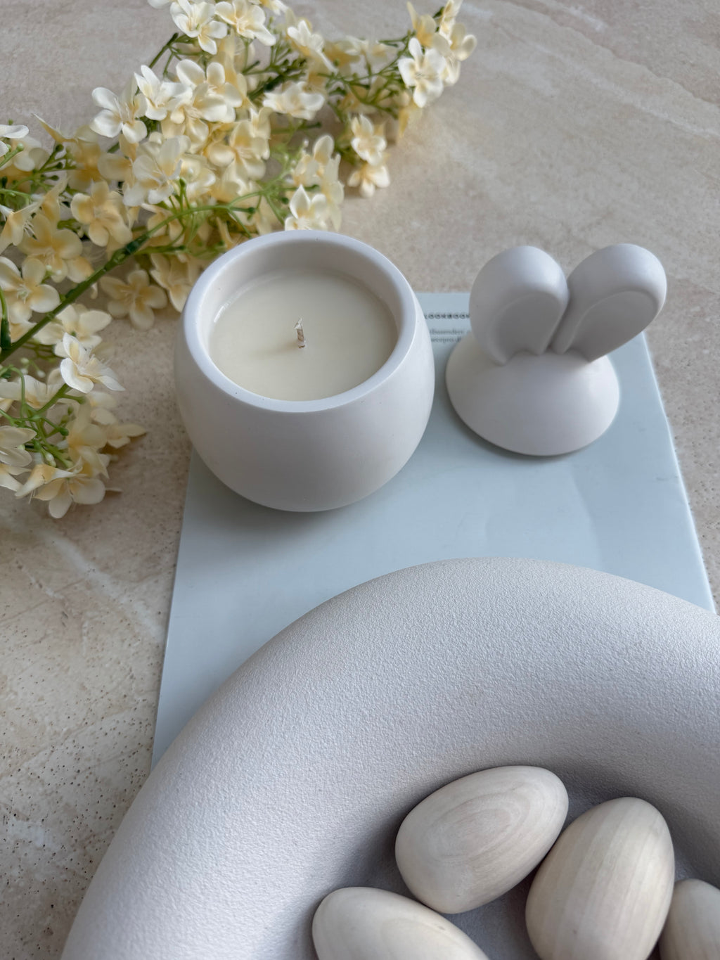 bunny candle