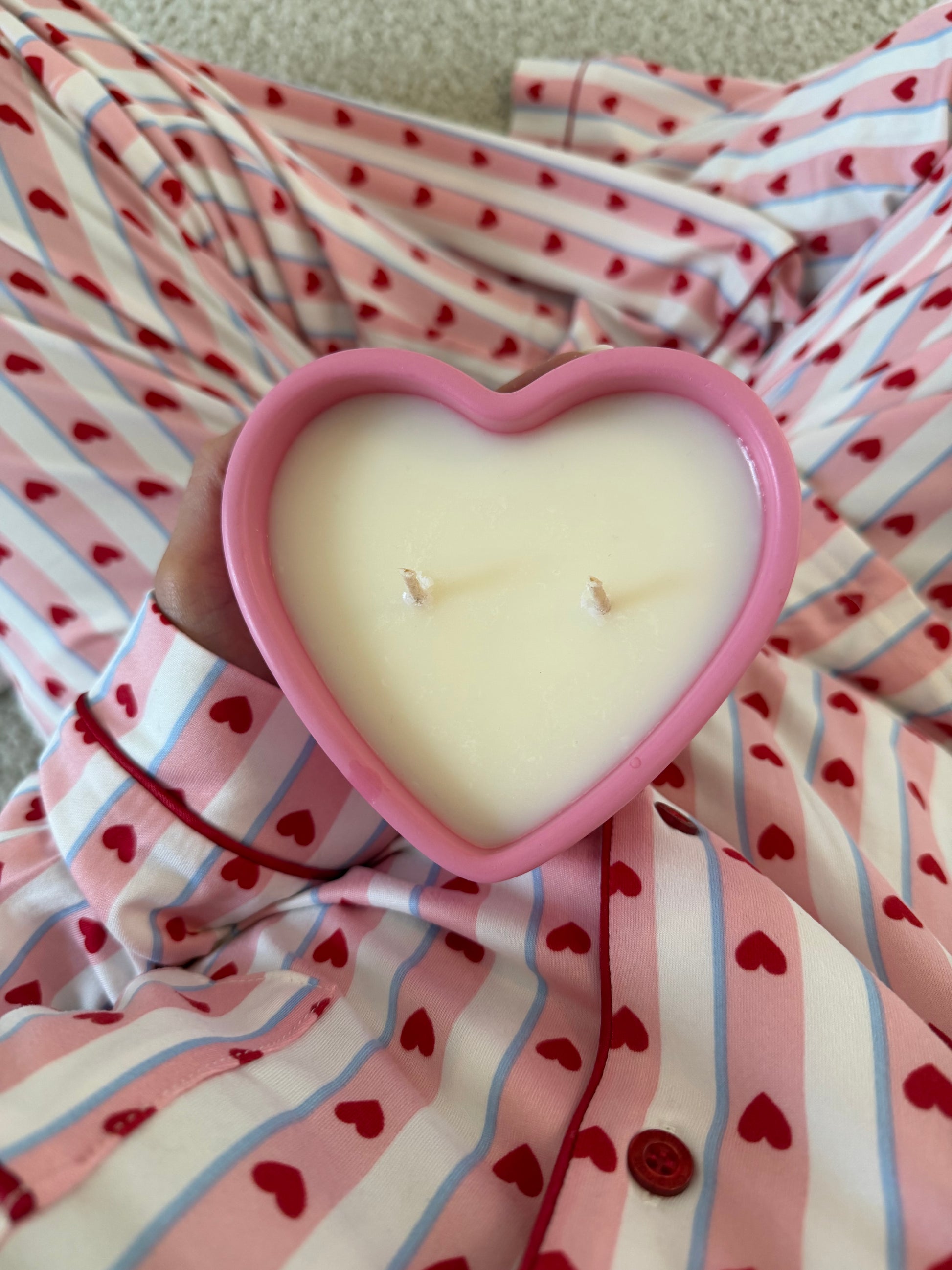 love you candle PINK