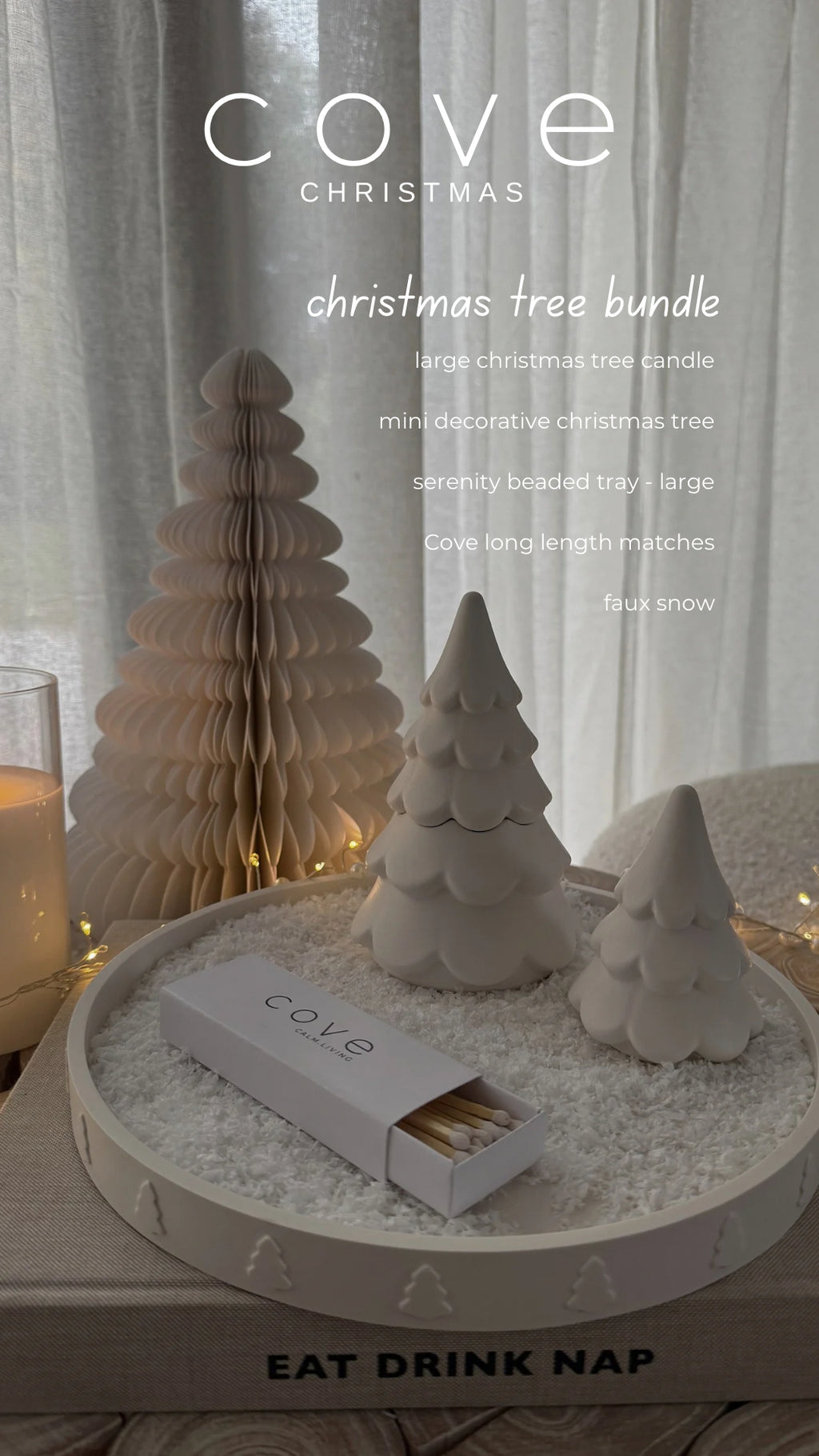 christmas tree candle bundle