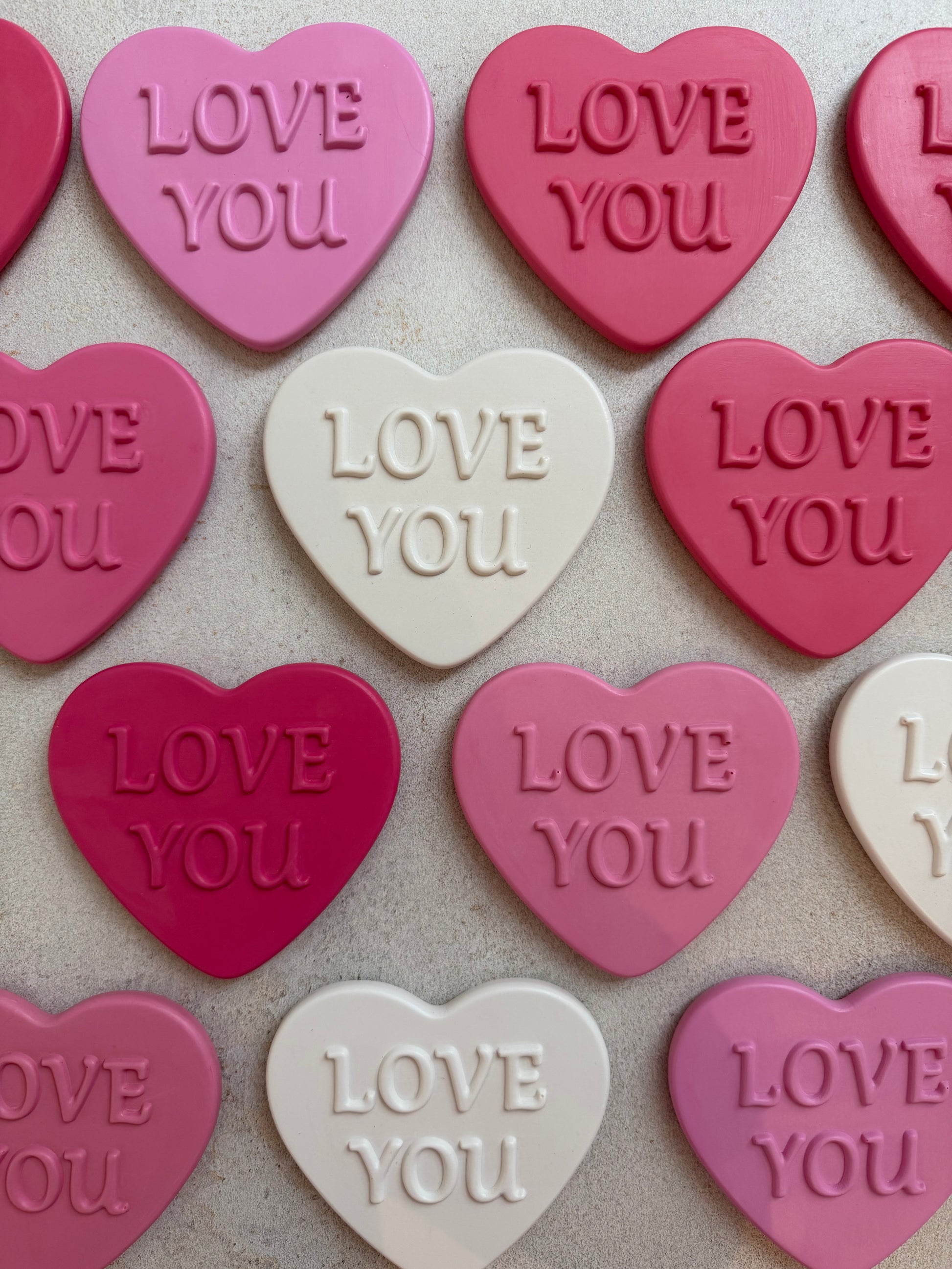 love you candle PINK