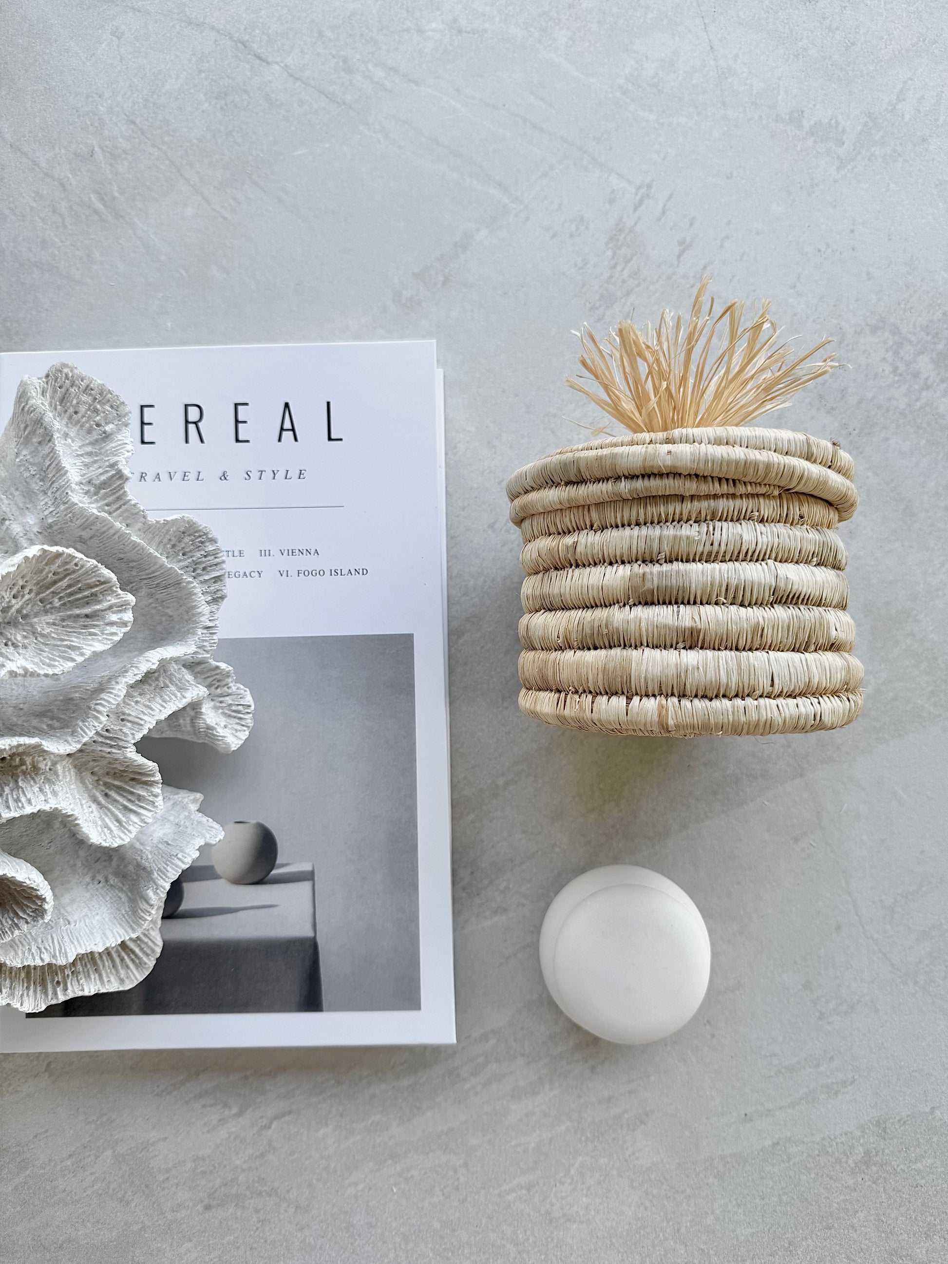 seagrass storage pot