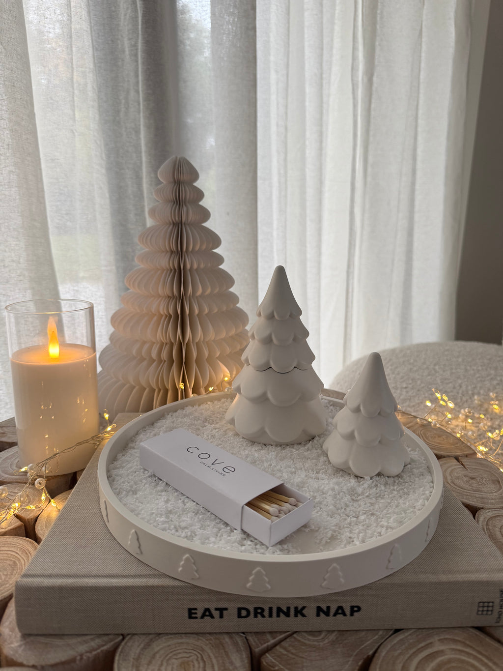 christmas tree candle bundle
