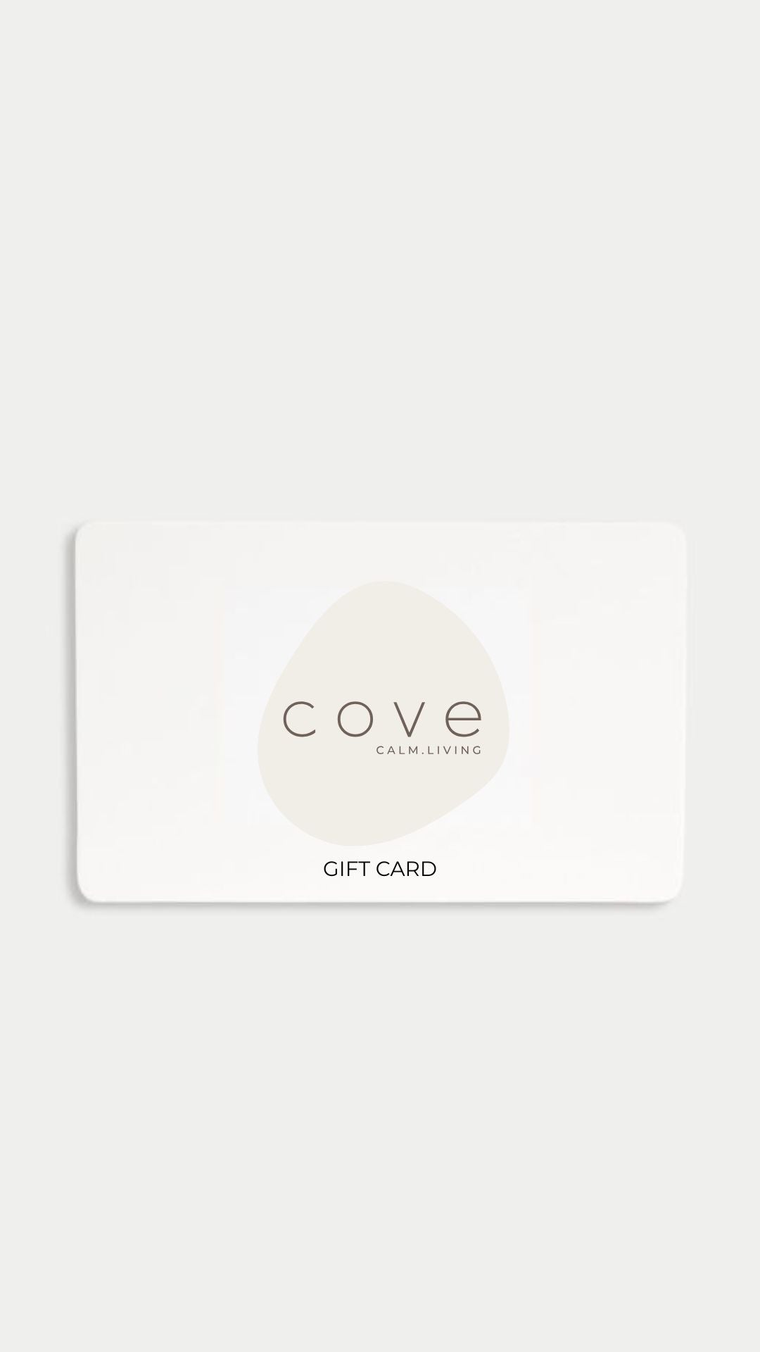 Cove gift card