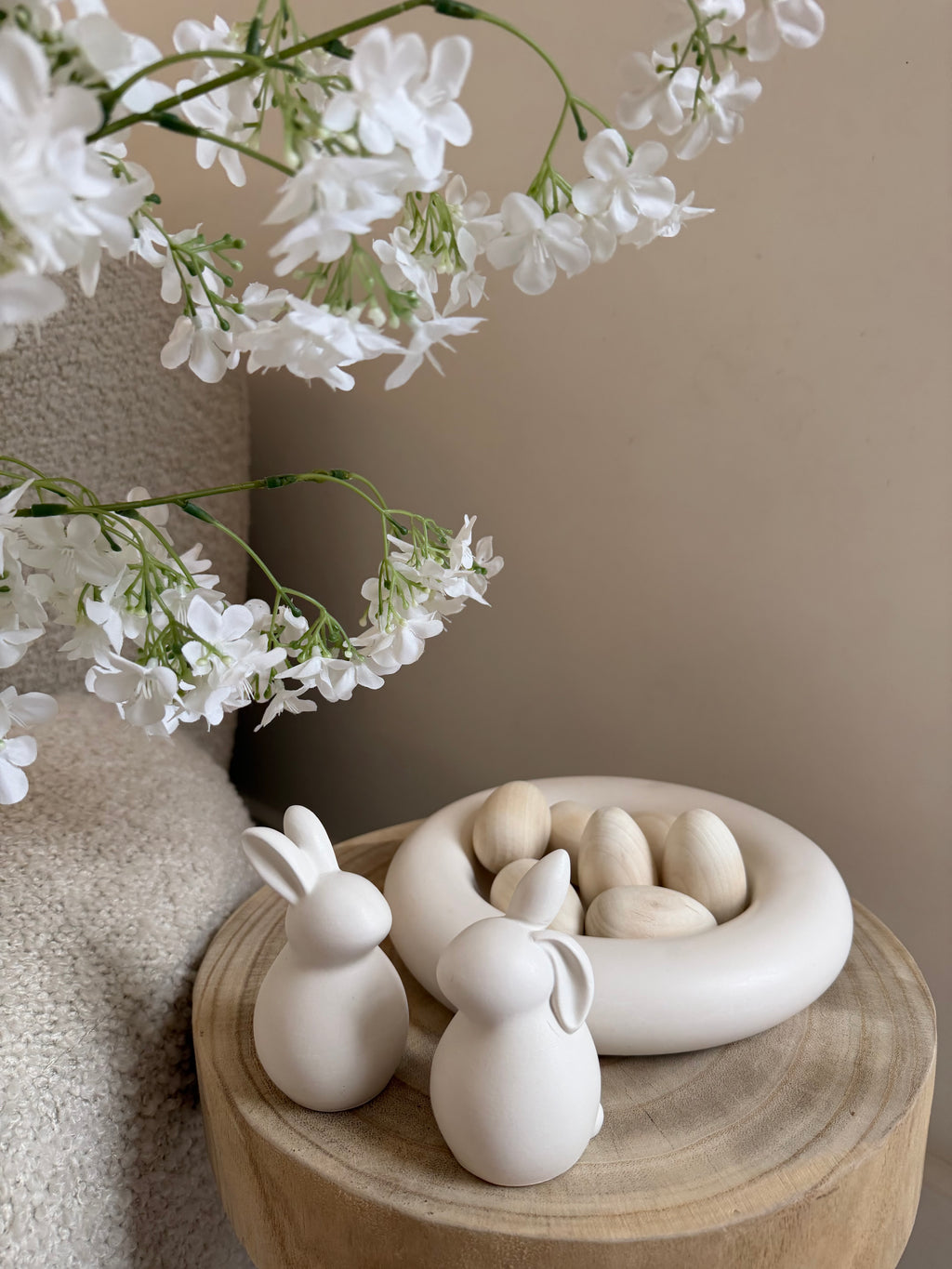 decorative wooden eggs (7 pack)