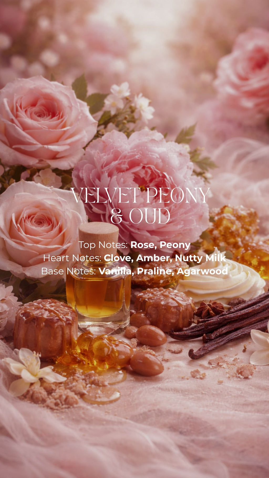 love you candle OFF WHITE