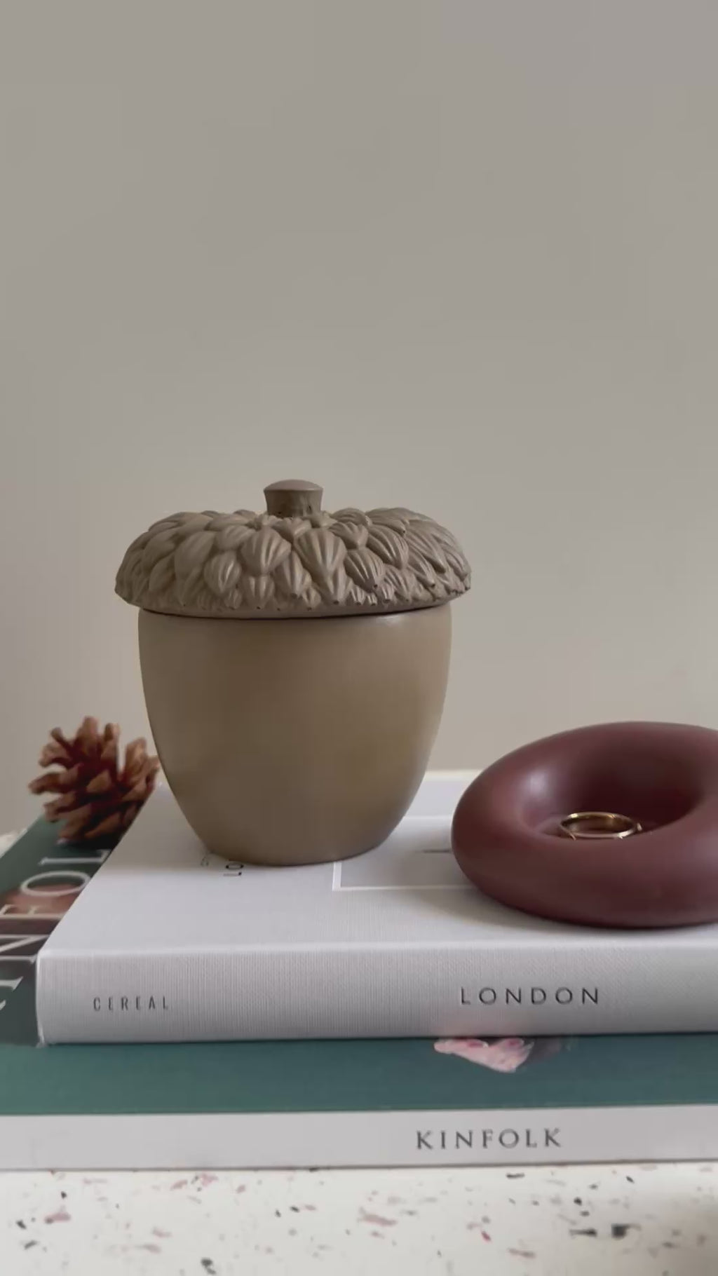 Cove x Sanctuary 11 Moss Wood Acorn Candle (LIMITED EDITION)