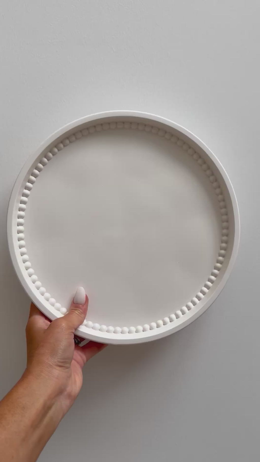 serenity beaded tray (large)