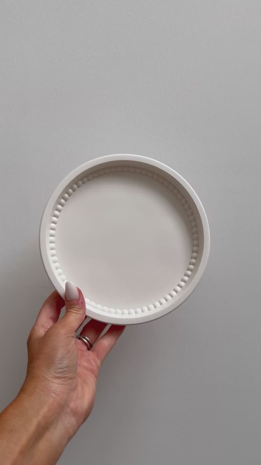 serenity beaded tray (small)