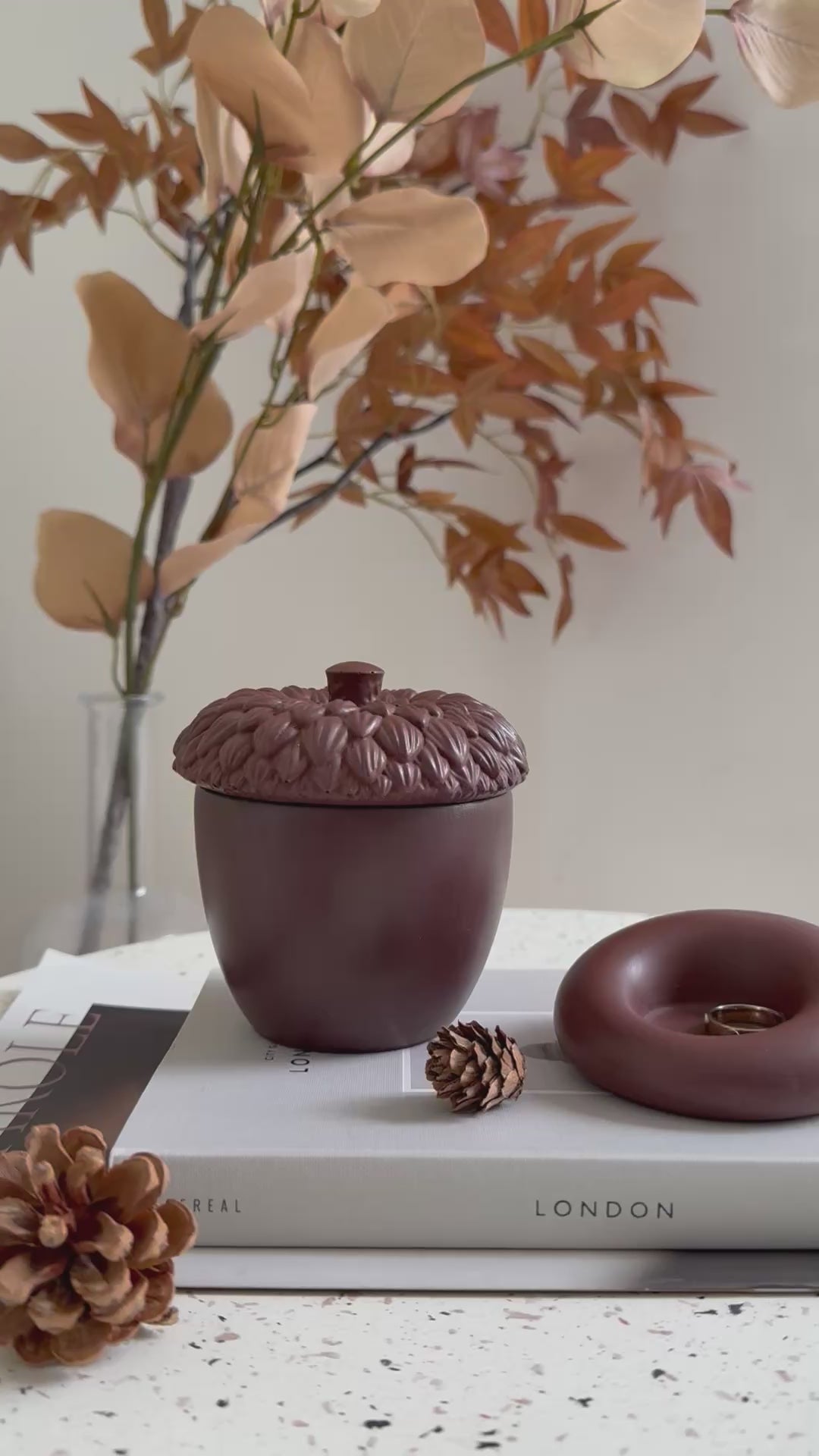 Cove x Sanctuary 11 Dark Fig Acorn Candle (LIMITED EDITION)
