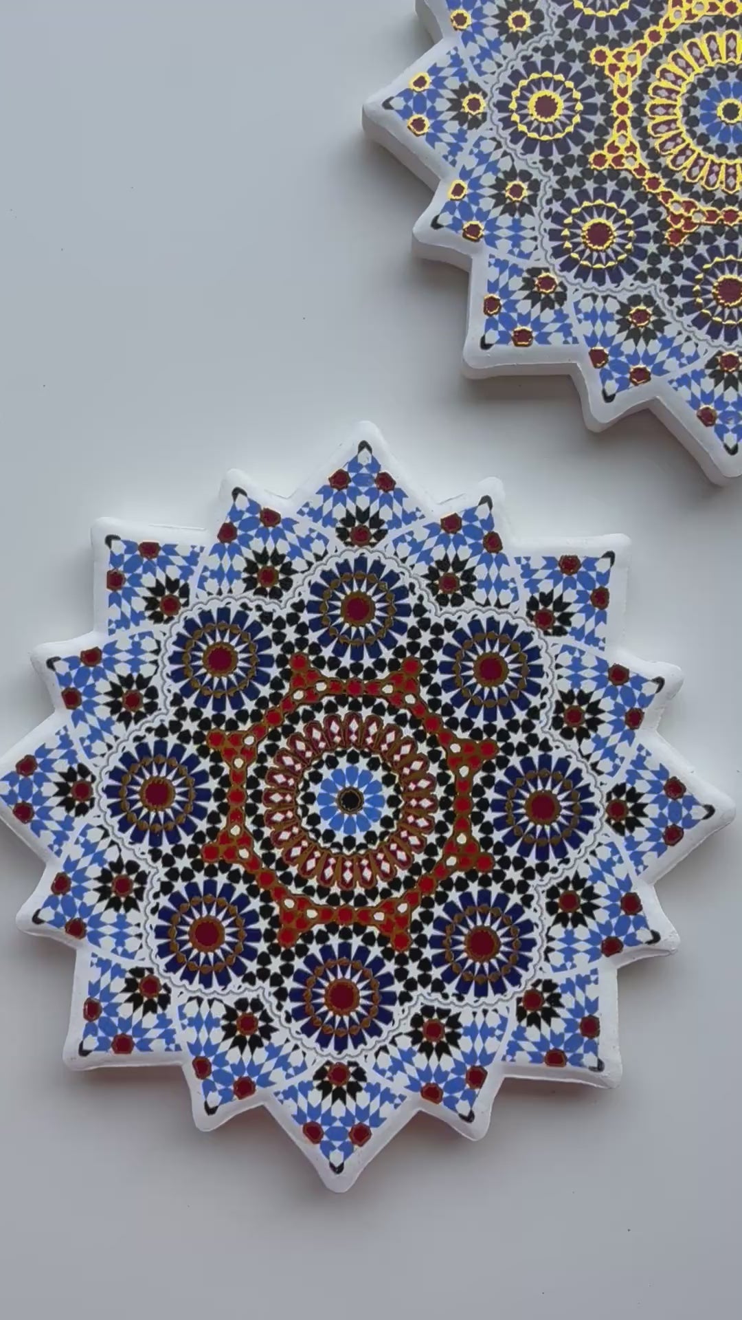 nomad coasters - pair (blue)